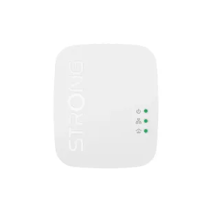 Powerline adapters STRONG POWERLWF1000DUOMINI — 2 gab., Gigabit Ethernet, Wi‑Fi, 1000 Mbit/s, balts