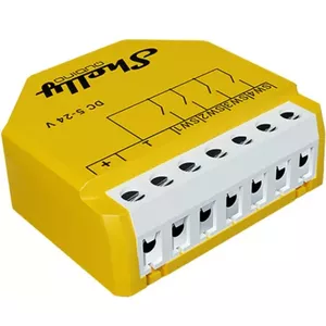 Smart Switch Shelly Qubino Wave i4 DC Yellow Wireless 5-24V