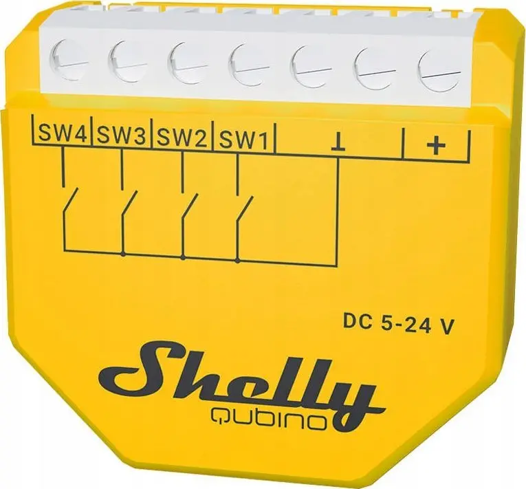 Smart Switch Shelly Qubino Wave i4 DC Photo 5