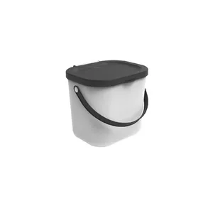 Rotho Albula Rectangular Plastic Container 6L White Durable Plastic