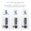 StarTech Universal Laptop Lock 2 m — kombinācijas kabelis Photo 9