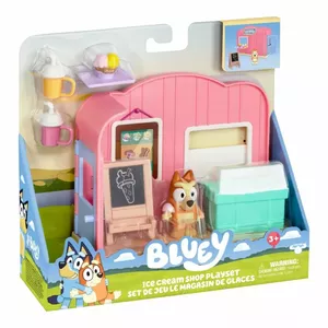 TMTOYS figures set Mini Bluey Ice Cream Shop BLU17553 – collectible play figures, small scale set