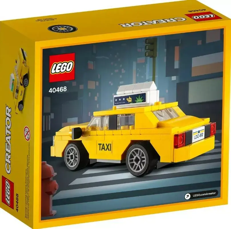 LEGO Creator 40468 Yellow Taxi 3-in-1 model Photo 4
