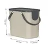 Trash bin Rotho Albula 25 L rectangular Photo 3