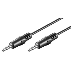 Audio Cable Goobay 51658 1.5m 3.5mm Black