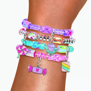 Bracelet Kit make it real 1757M Shrink Magic Lollipop – craft kit for shrinkable charms