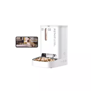 PETKIT | P591 YumShare Dual-hopper | Barotava ar kameru | 2+3 L ietilpība | Balta