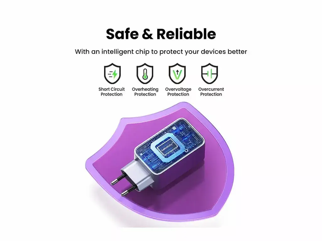 UGREEN Iekštelpu lādētājs Nexode Pro 3-portu GaN PD Photo 4