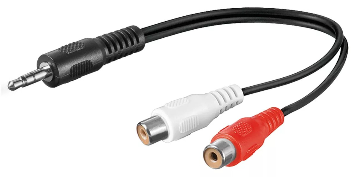 Audio kabeļa adapteris Goobay 3.5