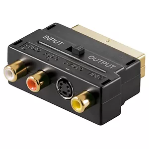 Adapter SCART to Composite Audio/Video and S-Video Goobay 50499