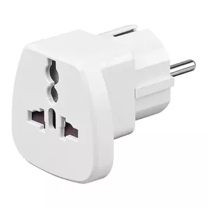 Power plug adapter Alcasa 1500-RA1 White good connections