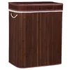 Бамбуковая корзина для белья Springos HA0067 100л Photo 9