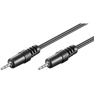 Audio Cable Goobay 50457 1.5m 2.5mm Black
