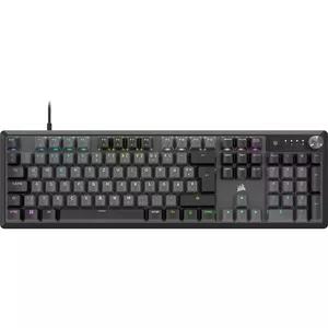 Corsair K70 CORE RGB tastatūra USB QWERTY Vācu Pelēks