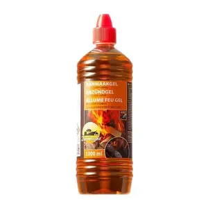 Горючий гель Farmlight Bio Ignition Gel 1000 мл оранжевый, средство для розжига