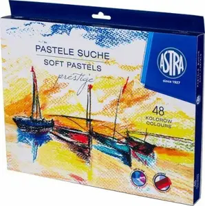 Colored dry pastels Astra Prestige 48 colors set