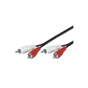 Audio Cable Goobay AVK 128-1500 15.0m 2 x RCA Black