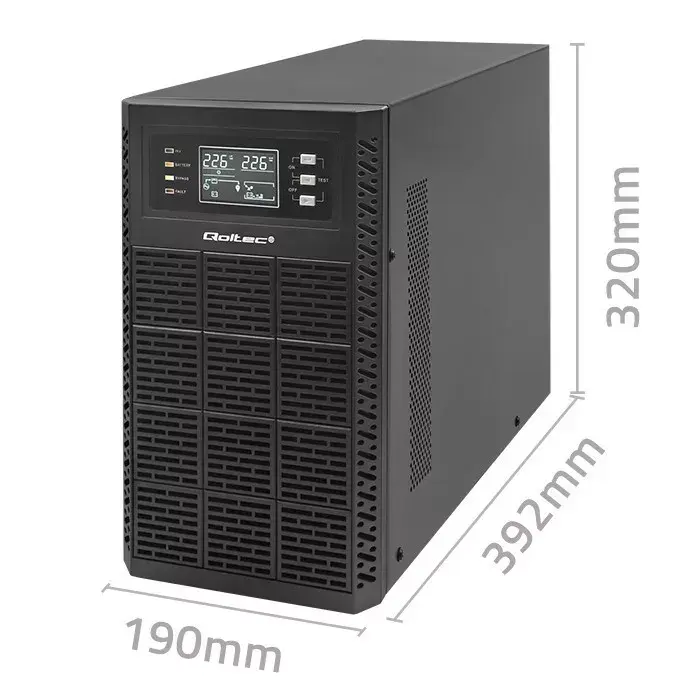 UPS QOLTEC 52282 3kVA Line-Interactive Photo 4