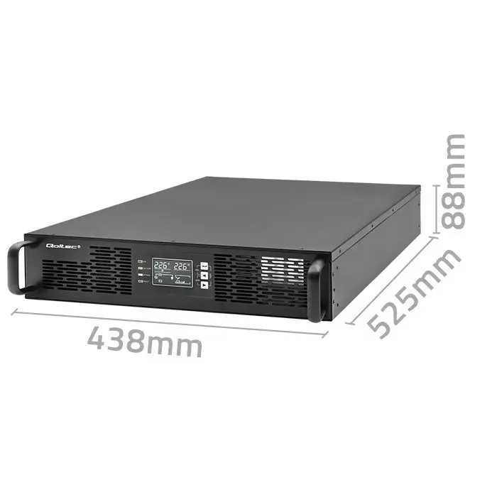 Rack UPS QOLTEC 52286 2 кВА (2000 Вт) Photo 2