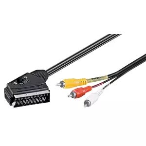Adapter Cable SCART to Composite Audio/Video Goobay 50364