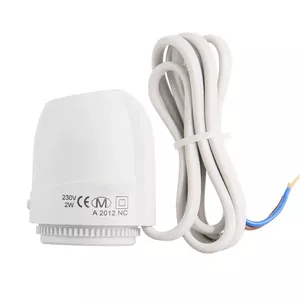 Electric thermal actuator Avatto TRV05-WIR 230Vac 2W NC for radiator and valve control