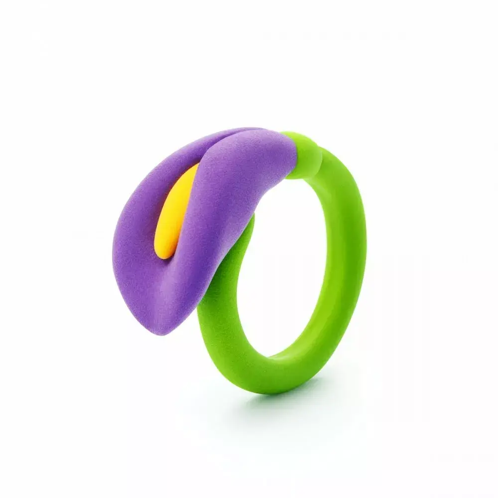 TMTOYS Hey Clay Bijou Flower Rings modeling set Photo 4