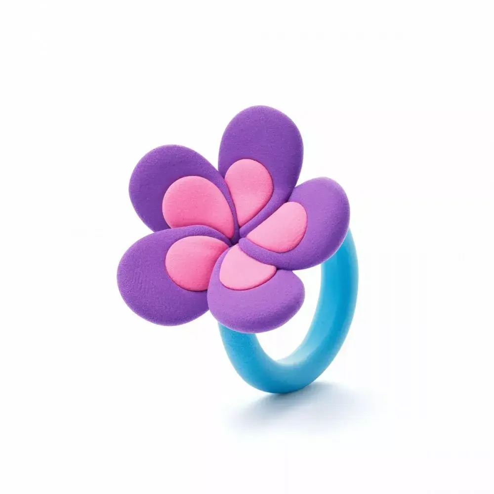 TMTOYS Hey Clay Bijou Flower Rings modeling set Photo 6