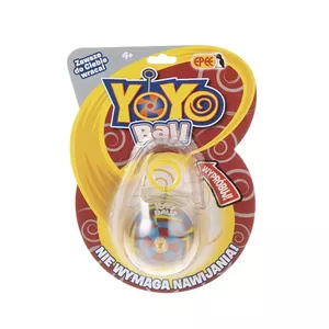 Yoyo Ball бордовый блистер, йойо с желтыми стрелками