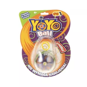 Yoyo Ball фиолетовый блистер, йойо с цветами