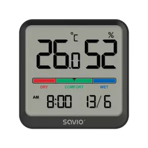 Savio CT-01/B temperatūras un mitruma sensors Iekštelpas Temperatūras sensors Brīvi stāvošs