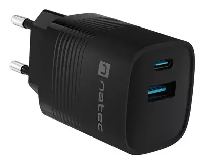 NATEC NUC-2141 30W USB-C PD + USB-A QC lādētājs Photo 6