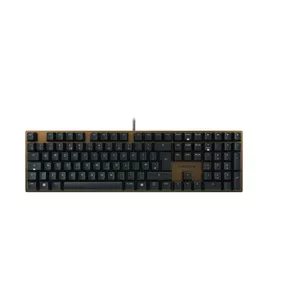 CHERRY KC 200 MX Mechanical Keyboard, USB, QWERTY, 109 Keys, Black and Bronze