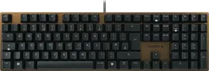 Механическая клавиатура CHERRY KC 200 MX, USB, QWERTY, 109 клавиш, черная с бронзовым