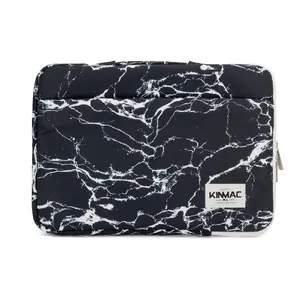 iLike ILIUN13LBMB Laptop Bag for 13-14 Inch Devices, Fabric, Marble Black