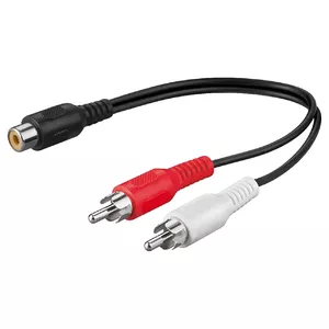 Audio Y Cable Adapter Goobay 50008