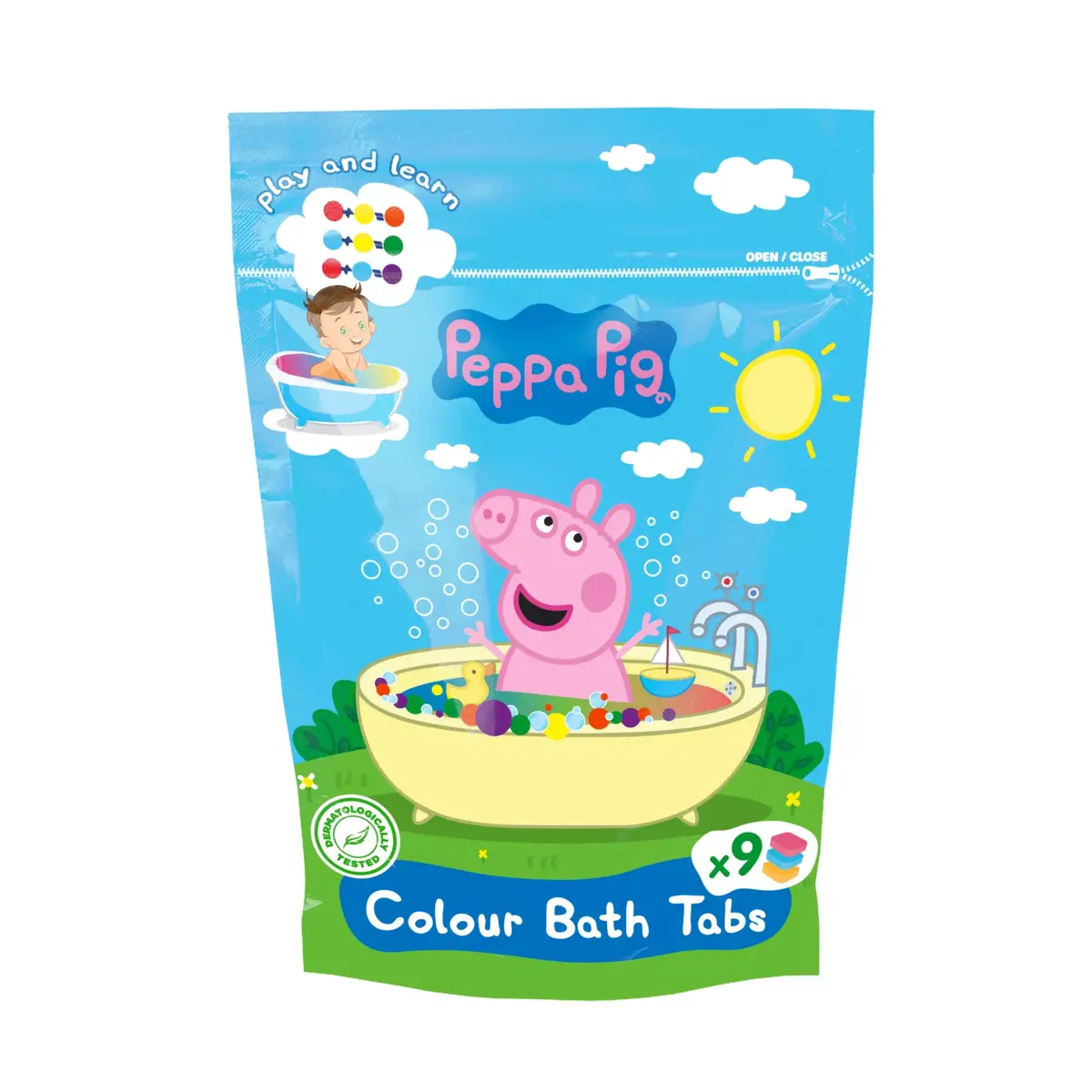 PEPPA PIG Ūdeni iekrāsojošas tabletes vannai