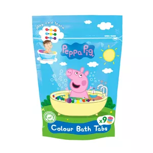 PEPPA PIG Krāsainās vannas tabletes 144g (9 x 16 g) 8069P