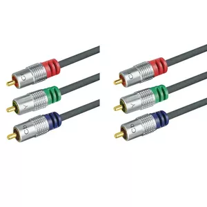 Компонентный видеокабель Tecline 1.0m 3 x RCA - 3 x RCA