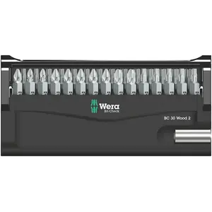 Wera 2 SB screwdriver bit 30 pcs Phillips Pozidriv