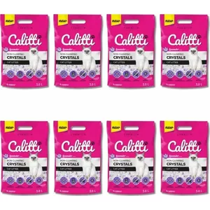 Żwirek dla kota Calitti Crystals Lavender Lawenda 30,4 l (8x3,8l)