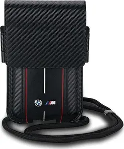 Wallet Bag BMW BMPSP15XMSCAKR — Carbon red striped black compact accessory
