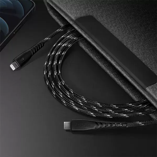 USB‑C uz Lightning kabelis ENERGEA Nyloflex C94 MFi 1,5 m Photo 2