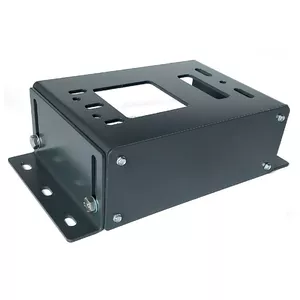 Montāžas pamatne PRESBET priekš DEA LIVI, SOMFY ELIXO, BFT DEIMOS, ROGER M30 — augstums 10,5–16 cm, cinkots, RAL7016