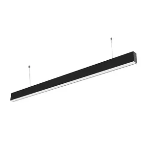 V-TAC LED lineārais SAMSUNG CHIP 40W gaismeklis savienošanai Piekaramais melns 120cm VT-7-40 4000K 3270lm