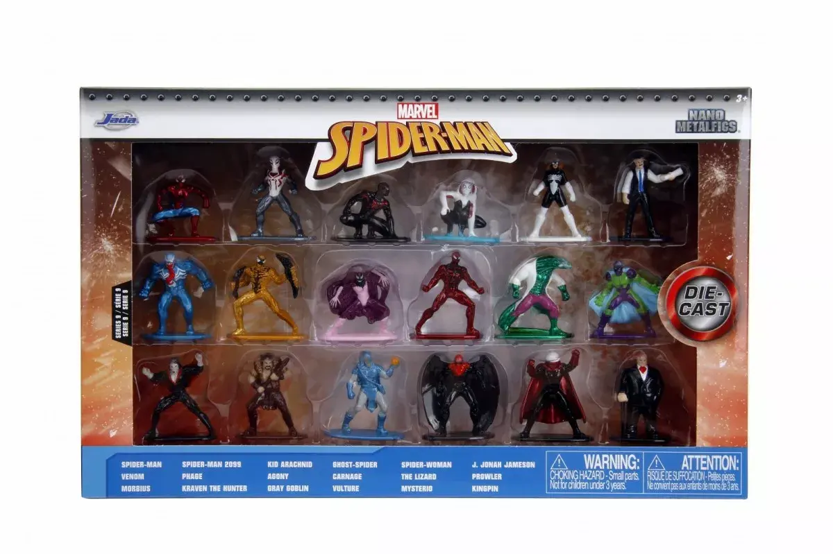Jada Toys Spider-Man метал. набор 18 шт. v9 Photo 9