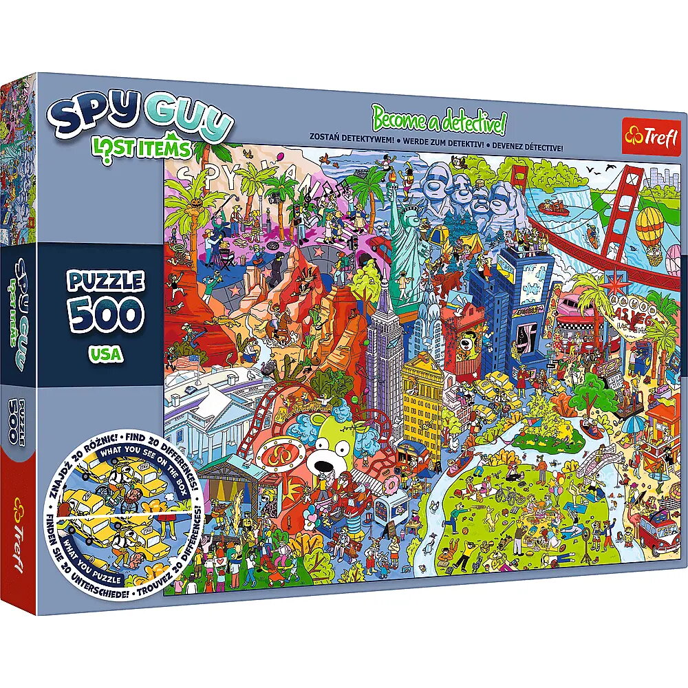 Puzle Trefl 37480 Spy Guy Lost
