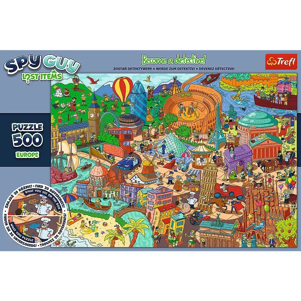 TREFL Spy Guy Lost Items Europe — 500 деталей Photo 3