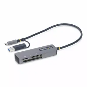 Card Reader StarTech.com FCREADMICRO3V2 USB 3.2 Gen 1 Type-C Grey CF MicroSD SD