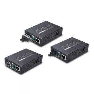 Медиа конвертер PLANET GT-802S40 2000 Mbit/s SC 40000 м Черный
