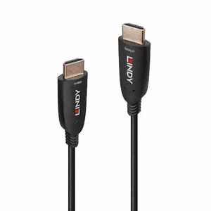 Lindy 100m Fibre Optic Hybrid HDMI 8K60 Cable 48 Gbit/s Black